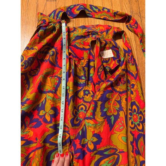 Vintage Hawaiian Casuals by Stan Hicks Maxi Dress – Mock Neck, Side Pockets, Hon - Picture 13 of 14